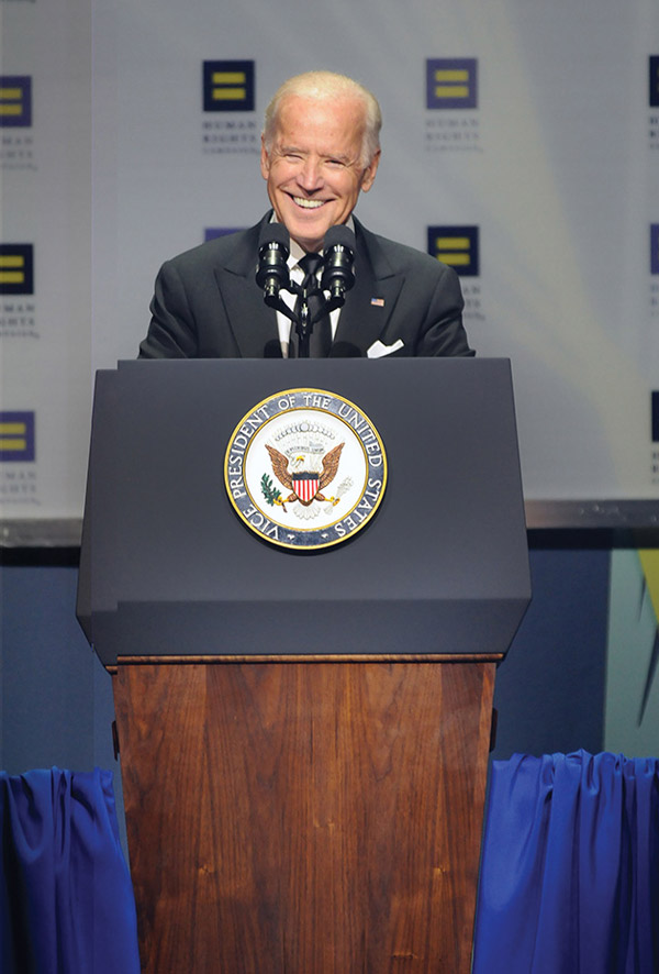 Joe Biden keynotes at the HRC Dinner Metro Weekly