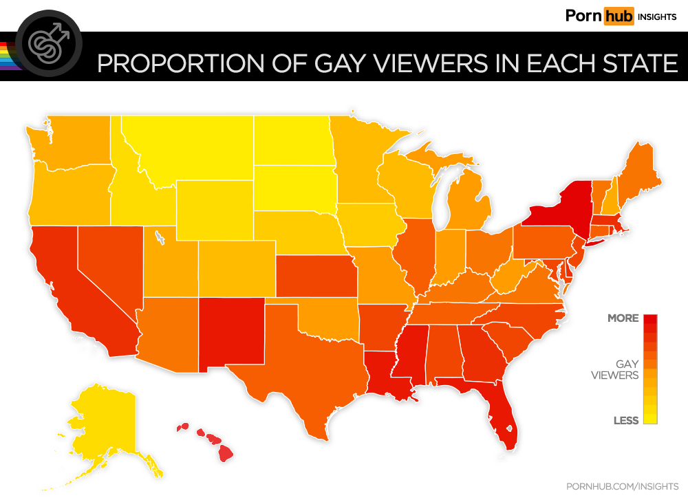 Pornhub Reveals Each State S Favorite Gay Porn Metro Weekly