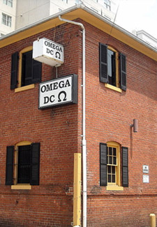 Exterior shot of Omega DC