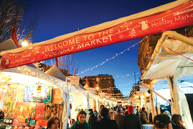 Downtown Holiday Market brings arts, crafts, and festive food to F