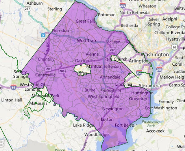 Fairfax County Map - Metro Weekly