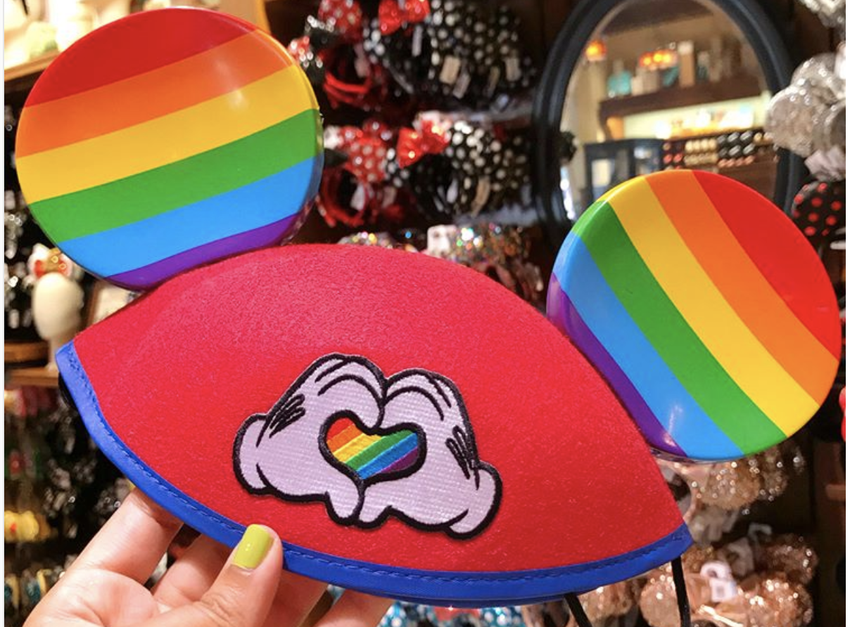 Disney selling rainbow Mickey ears in Disney World to celebrate