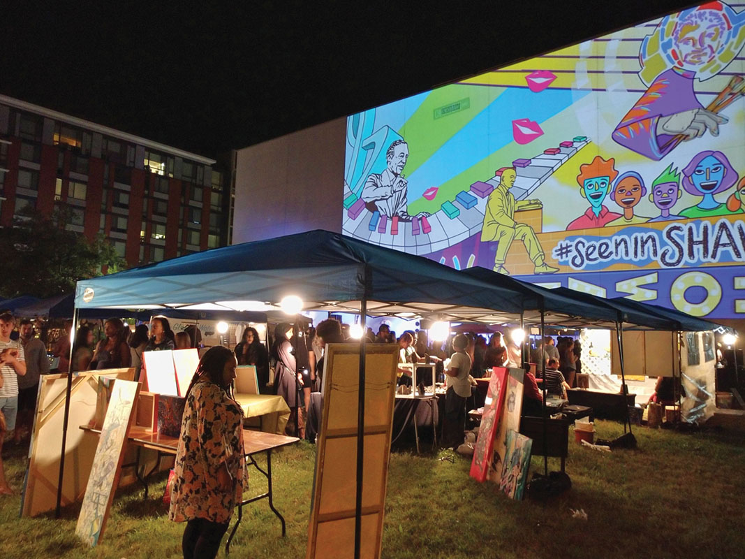 Art All Night brings together arts and local businesses to create a