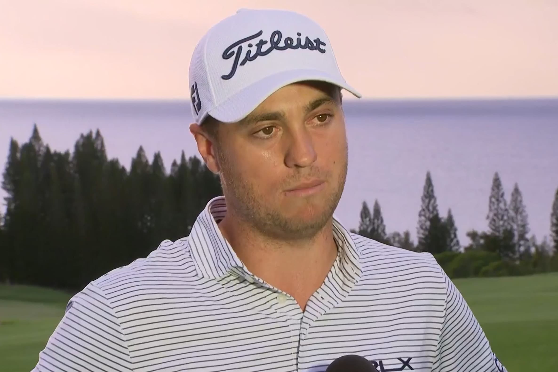 Golf champion Justin Thomas apologizes for antigay slur after missing putt