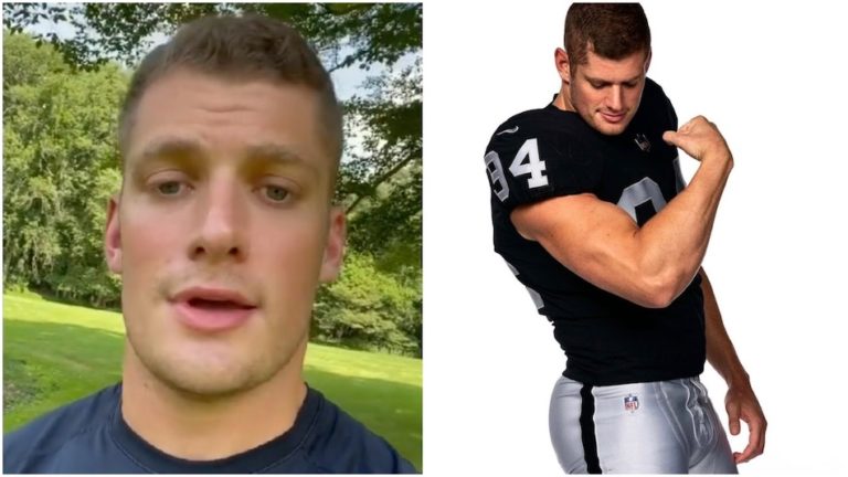 Las Vegas Raiders' Carl Nassib is the first openly gay active NFL player