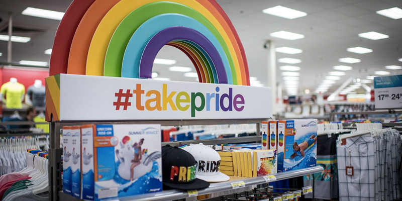 Target Pride display, Twitter - Metro Weekly