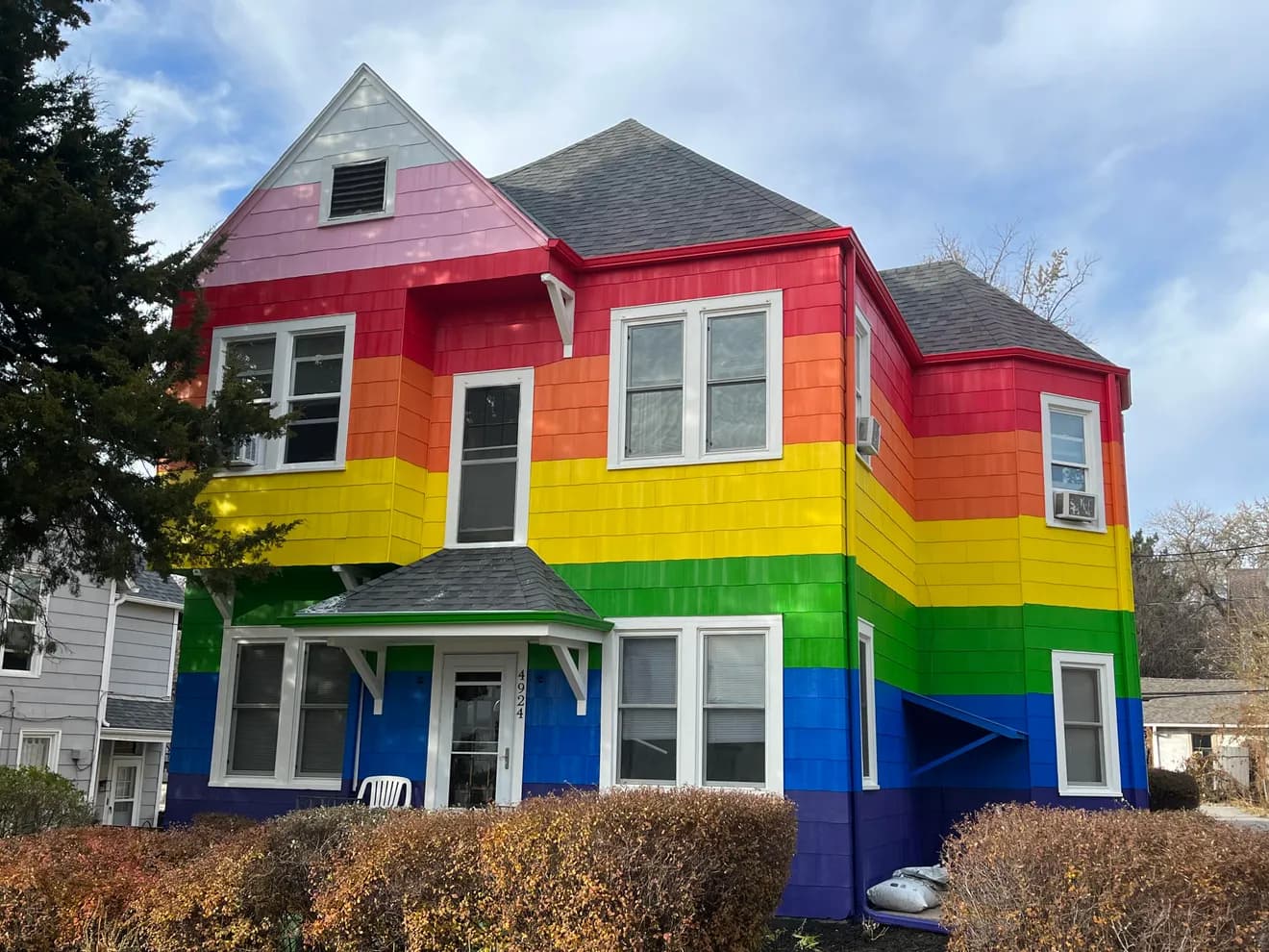 Man Paints House in Rainbow Colors to Troll Anti-Gay Neighbor - Metro Weekly