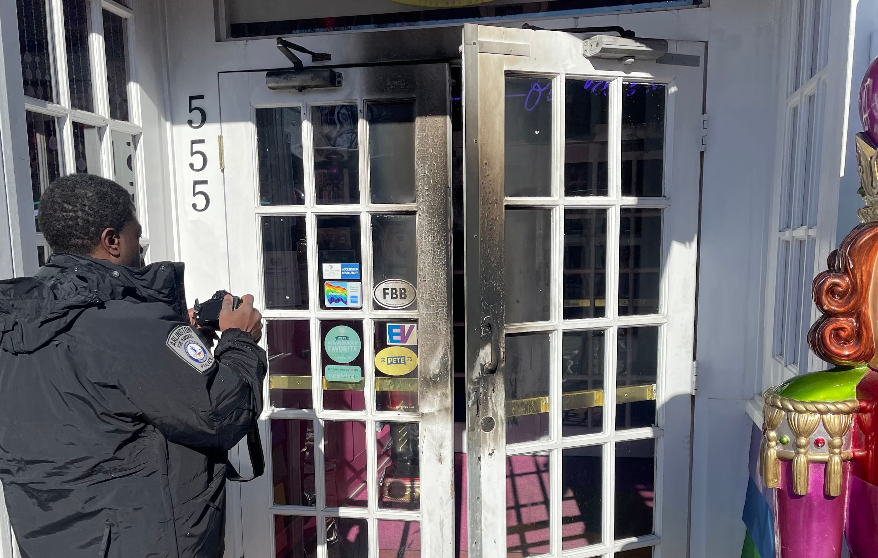 The damage at Freddie's Beach Bar - Photo: Courtesy Freddie Lutz